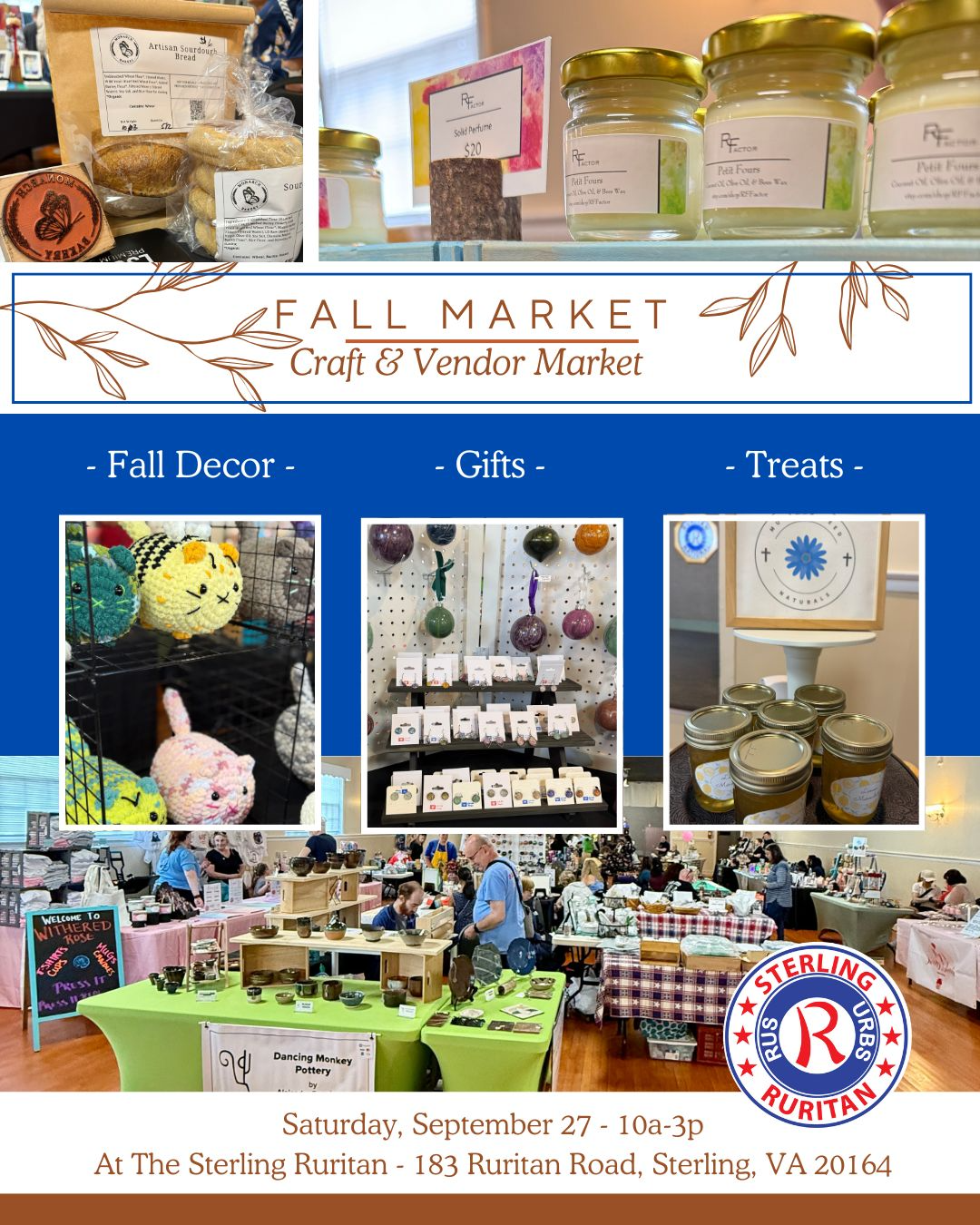 Sterling Ruritan Fall Craft & Vendor Market